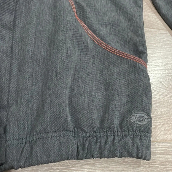 Dickies Dynamix Zip Front Bomber Scrub Jacket Gray S - Picture 6 of 16